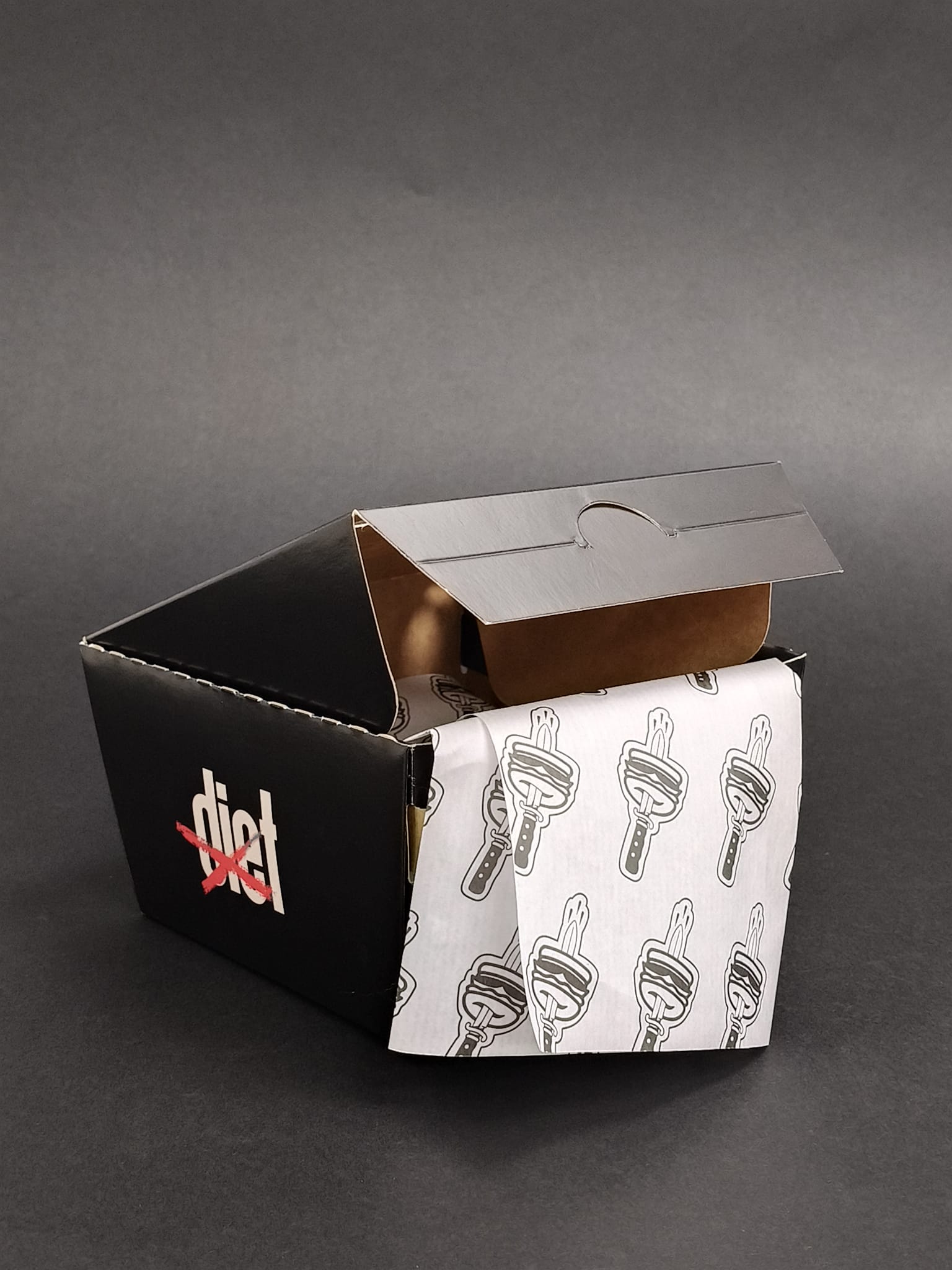 Packaging hamburguesa Gráficas Royanes